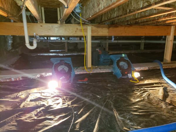 Crawlspace Water Removal in Ypsilanti