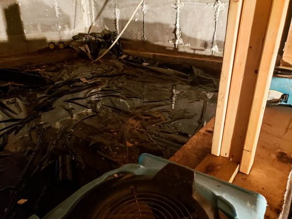 Crawlspace Water Cleanup in Ypsilanti